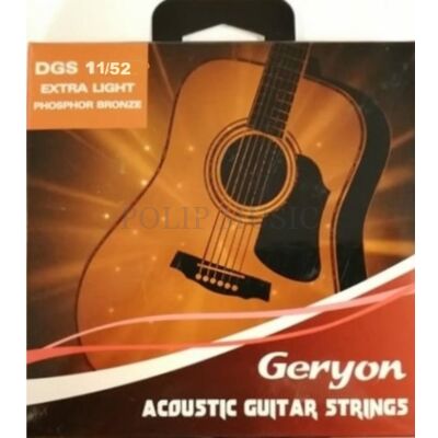 Geryon DGS-11-52 Custom Light akusztikus húr szett