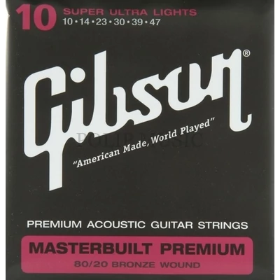 Gibson SAG BRS10 Super Ultra Light 010-047 akusztikus gitárhúr szett