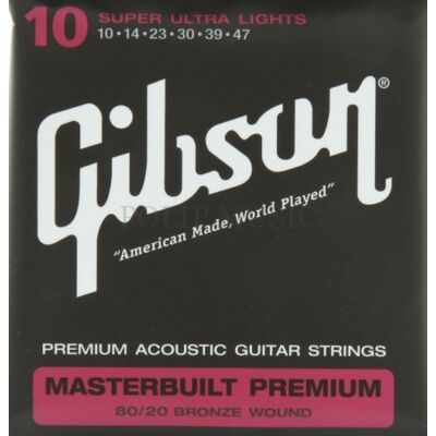 Gibson SAG BRS10 Super Ultra Light 010-047 akusztikus gitárhúr