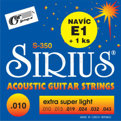 Gor Sirius S350 Extra Super Light 010-043 akusztikus húr szett