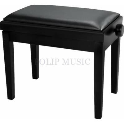 Grand HY-PJ023 BLK-MT állítható magasság 47,5-56,5 cm Black Matte Vinyl fekete felületű zongorapad