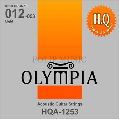 Olympia HQA-1253 Bronze 80/20 Ball End 012-053 akusztikus húr szett