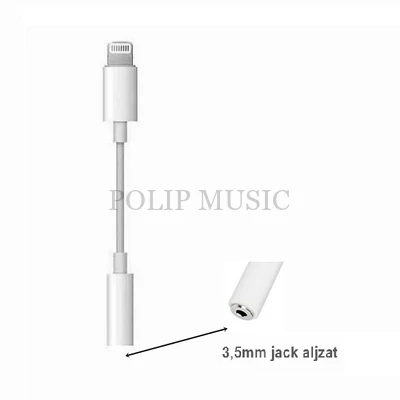 Iphone 7 Audio adapter M0751 Lightning dugó - 3,5mm jack aljzat átalakító