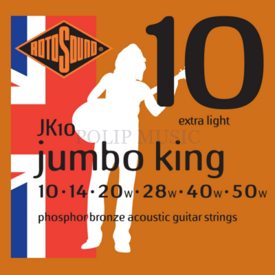 Rotosound JK10 akusztikus Extra Light 010-050 akusztikus gitárhúr szett