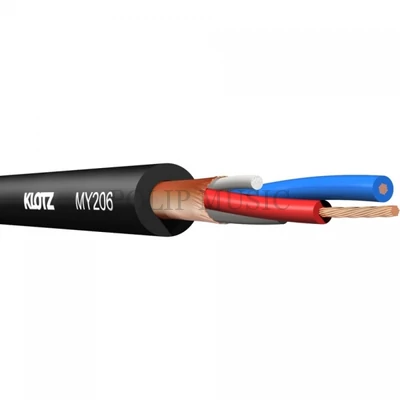 Klotz MY206SW PRO mikrofonkábel – 2x0,22 mm méterre