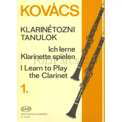 Kovács Béla  Klarinétozni tanulok 1 (régi borítóval)