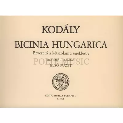 Kodály  Bicinia Hungarica 1