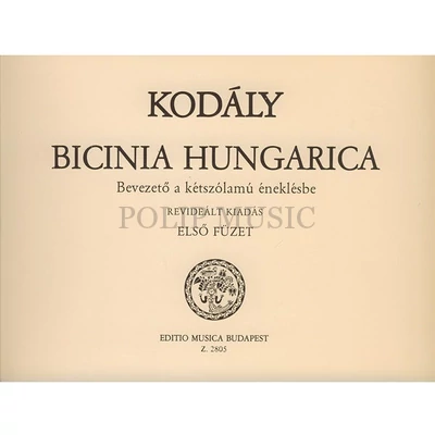 Kodály  Bicinia Hungarica 1