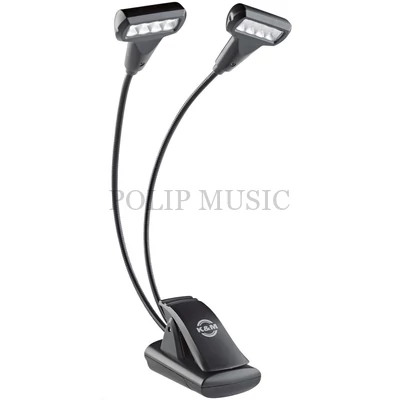 König & Meyer 12273 Music Stand Light Double 4 Led T-Model Flexlight