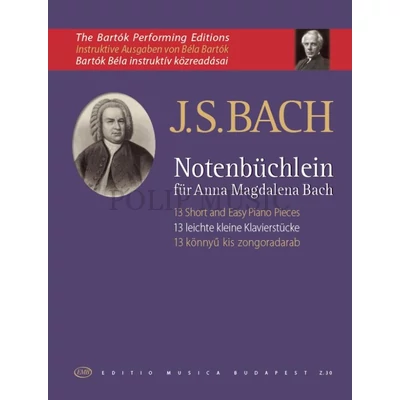 J.S.Bach 13 könnyű kis zongoradarab