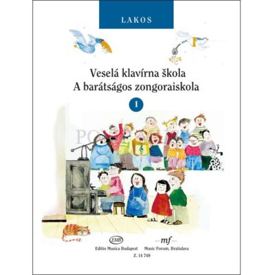 Lakos A barátságos zongoraiskola 1 (szlovák-magyar kiadás, CD melléklettel)