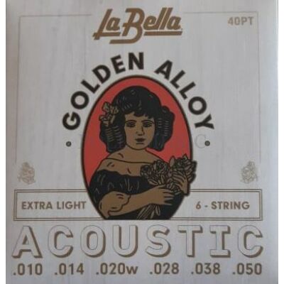 LaBella 40PT Extra Light 010-050 akusztikus húr