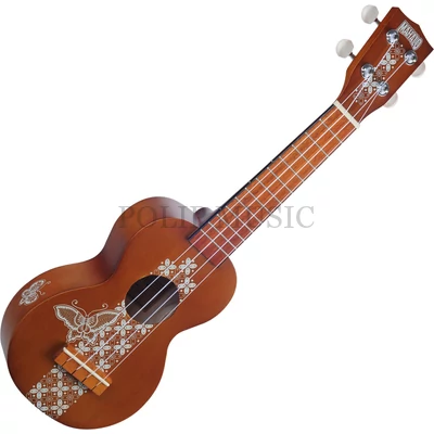 Mahalo MK1BA Transpatent Brown puhatokkal szoprán Ukulele