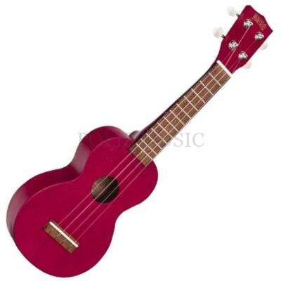 Mahalo MK1 TRD Szoprán ukulele Transparent Red