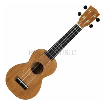 Mahalo MS1TBR Transparent Brown Szoprán ukulele tokkal