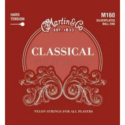 Martin M-160 High Tension, Silverplated, Ball End 028 - 043 klasszikus gitár húr