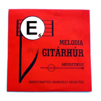 Melodia E6 akusztikus különálló gitárhúr