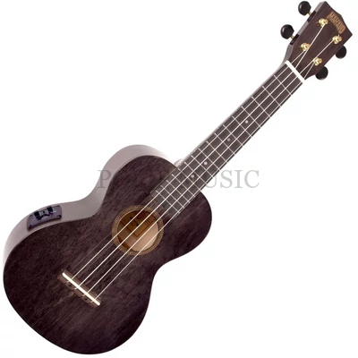 Mahalo MH2-VT-TBK Elektromos Transparent tokkal Black koncert ukulele