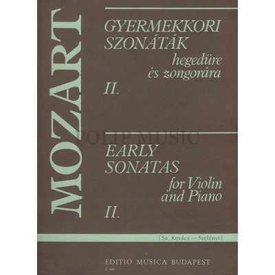 Mozart, Wolfgang Amadeus Gyermekkori szonáták 2