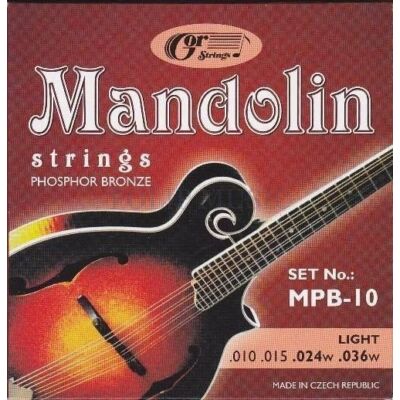 Gorstrings MPB-10 mandolin húrkészlet 10-36