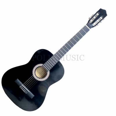 MSA C21 BK Fekete 4/4 Klasszikus gitár