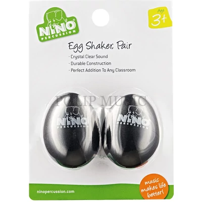 Nino NINO540BK-2 Egg Shaker Black ütőhangszer tojás alakú shaker pár