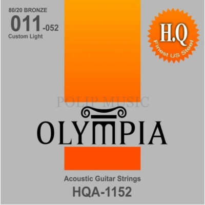 Olympia HQA1152 Custom Light 80/20 bronz Akusztikus gitárhúr szett