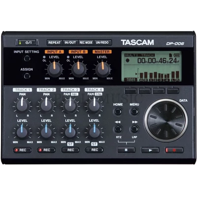 Tascam DP-006 digitális felvevő