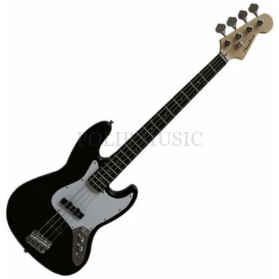 Pasadena STB-202B fekete 4 húros elektromos Jazz Bass stílus basszusgitár
