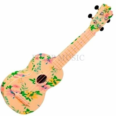 Pasadena WU-21F3-WH Szoprán ukulele Floral