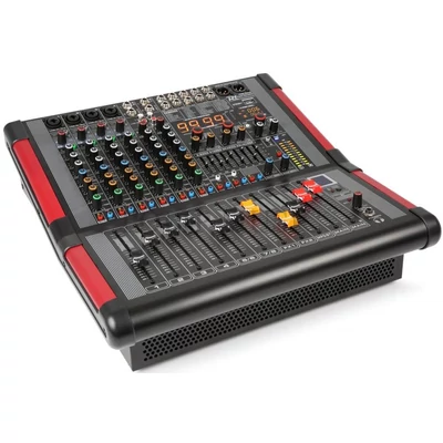 Power Dynamics PDM-S804A – 2x700w, 8 csatornás zenekari keverőerősítő, Bluetooth + Effekt + REC felvétel