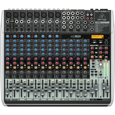 Behringer XENYX QX2222 USB 22 csatornás keverő