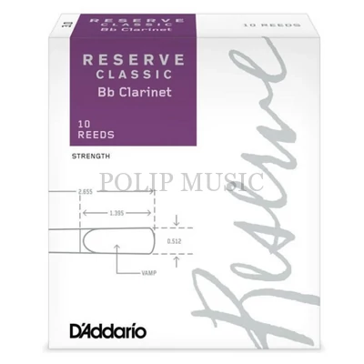 D'Addario-Woodwinds DCT1025 Reserve Classic Klarinét nád 2,5