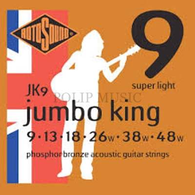 Rotosound JK9 Super Light 009-048w akusztikus húr szett