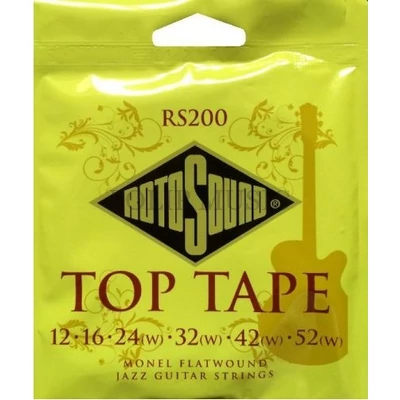 Rotosound RS 200 Flat Wound 012-052 Ball End Jazz elektromos gitár húr szett