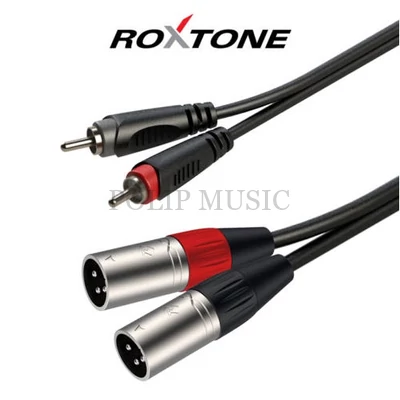 Roxtone RACC190L3 2xXLR(p) - 2xRCA kábel, 3m