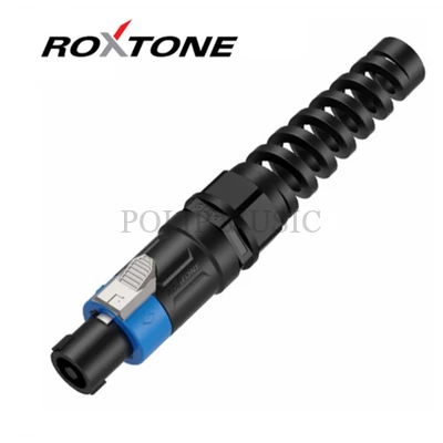 Roxtone RS4FX-N Speakon lengő dugó, 4 pólusú, törésgátlóval