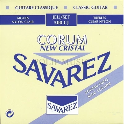 Savarez 500CJ Cristal Corum 030" / 044" Round Wound Hard Klasszikus gitár húrkészlet