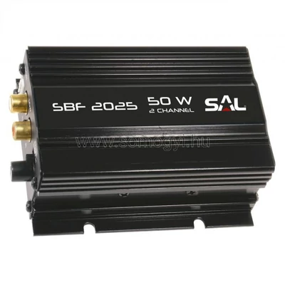 Sal SBF2025 Univerzális  2 csat., 4ohm, 50W autós erősítő