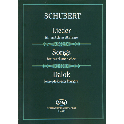 Ádám Jenő Schubert, Franz Dalok középfekvésű hangra