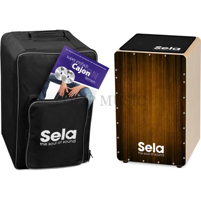 Sela SE 061 Varios Cajon Bundle Brown ütőhangszer szett: Cajon