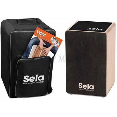 Sela Primera SE120 Black Bundle Cajon