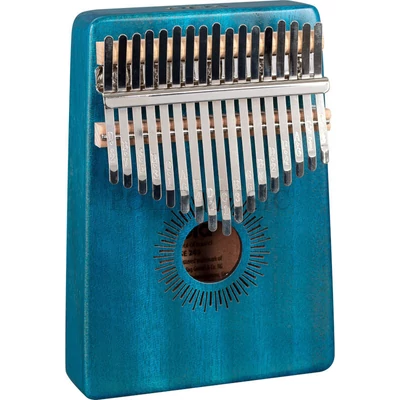 Sela SE 249 Mahogany 17 Blue kalimba