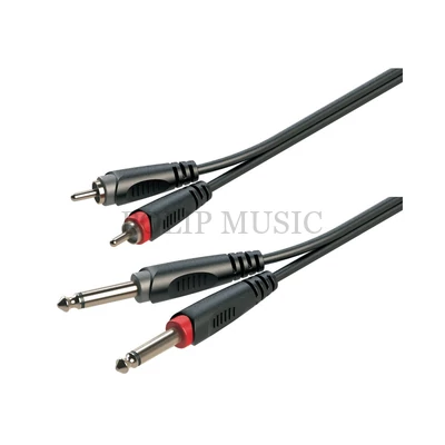 Soundsation JJRR-50BK Jack-Jack RCA-RCA kábel 5m