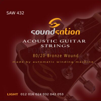 Soundsation SAW 432 Light 012-053 Akusztikusgitár húr szett