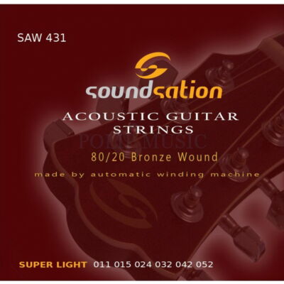 Soundsation SAW 431 Super Light 011-052 akusztikus húr