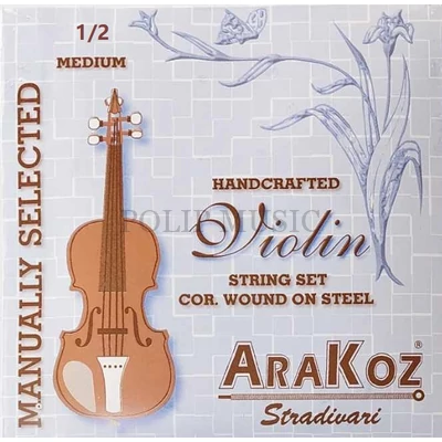 Arakoz Stradivari Medium 1/2 Hegedű Húrkészlet