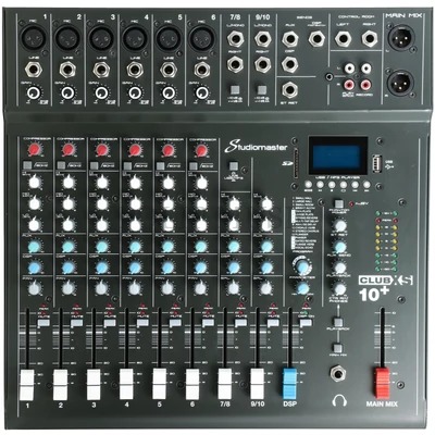 Studiomaster Club XS10+ kompakt analóg keverő