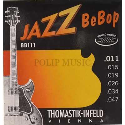 Thomastik BB111 Flat Wound 011-047 Ball End Jazz elektromos gitárhúr szett