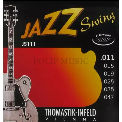 Thomastik JS111 flat Wound 011-047 Ball End Jazz Light elektromos gitárhúr szett